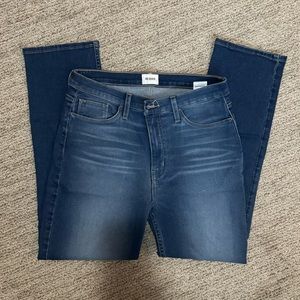 NWT Hudson “Blair” High Rise Straight Crop Jean
